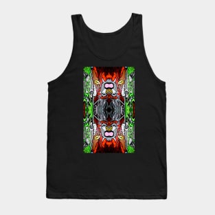 Devil Goat Bus Stop PATTERN Tank Top